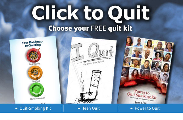 Click to Quit - Choos your FREE quit kit