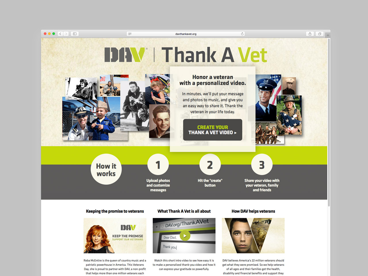 DAV Thank A Vet Social Campaign