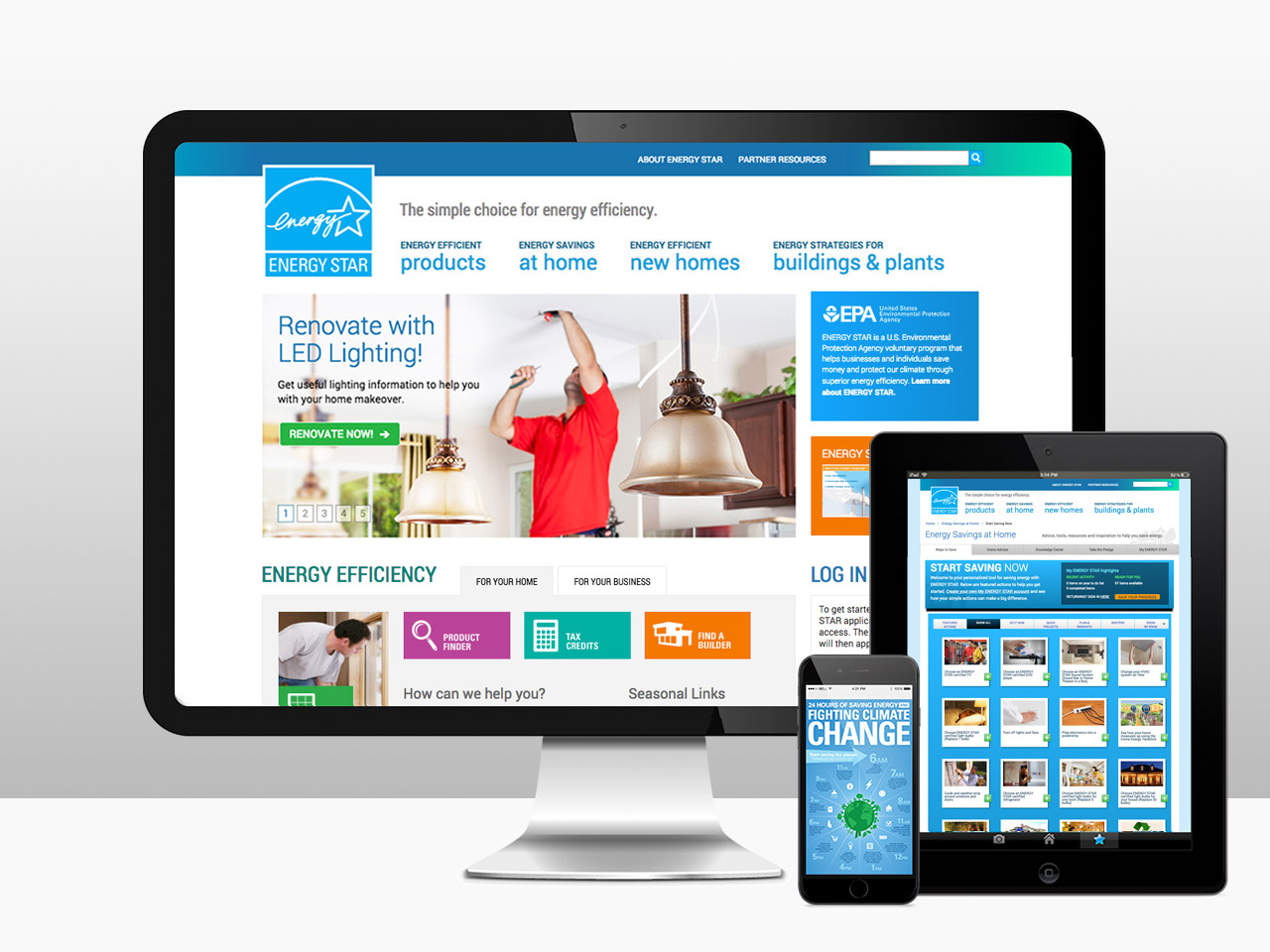 Responsive Website Design Homepage and Key Templates