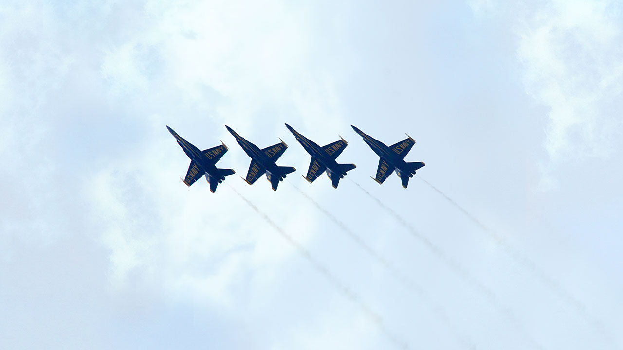 blue angels fly