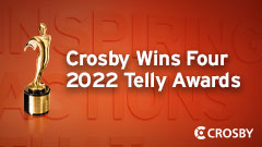 Article thumbnail for Crosby Wins Four 2022 Telly Awards