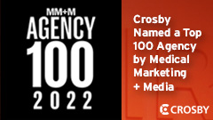 Article thumbnail for Crosby Named MM+M Top 100 Healthcare Marketing Agency