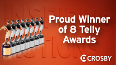 Article thumbnail for Crosby Wins Eight Telly Awards for Multimedia Work